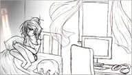 artist:huwabag sketch tagme // 1208x683 // 199KB