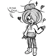 artist:john_smith cross embarrassed love maya meta:general_fanart no_color // 1862x1862 // 368KB