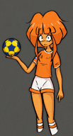 confused drawing dutch_flag holding_object korfbal looking_at_viewer meta:general_fanart mymy sport // 760x1420 // 960KB