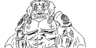 armor artist:oekakigod binky buff meta:rijkskunst oekaki swastika variant:agugu // 500x250 // 41KB