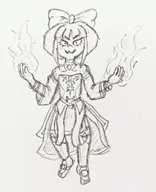 artist:midkyk avatar_the_last_airbender evil_smile meta:general_fanart mymy sketch wizard // 831x1024 // 125KB