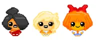 binding_of_isaac black_and_white blonde_hair bow coco frown maya mymy orange_hair parody skirk sleeveless_undershirt smile tanktop tie undershirt wifebeater // 2076x940 // 292KB
