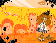 Artist:cheeserjin black_bow bow clouds cube dutch_text english_text freckles gloves meta:general_fanart mymy orange_hair show skirt sock text tie wall // 1608x1250 // 1.4MB