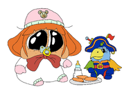 baby beanie big_cheeks big_eyes binky gloves kapitein_koek kaptain_koek milky niggerwiggle soopwafel stroopwafel variant:agugu // 1580x1110 // 66KB