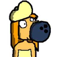 bowling_ball hat mayo mayo_en_curry meta:general_fanart orange_hair tagme unknown_artist // 128x128 // 9.8KB
