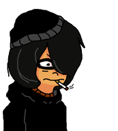 annoyed beanie cigarette doomer doomer_(meme) drawing frown maya meta:duplicate meta:general_fanart sad smoking sweater // 460x511 // 13KB