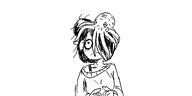 artist:oekakigod black_and_white maya meta:rijkskunst no_color oekaki squid // 500x250 // 24KB