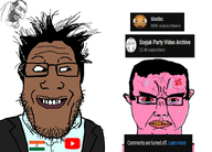 'toss are_you_soying_what_im_soying happy_merchant indian_flag jew kike meta:ias mymy seething shitskin spva subvariant:front_facing_chud tistic549 variant:A24 variant:chudjak variant:gapejak variant:markiplier_soyjak youtube // 1971x1420 // 1.1MB