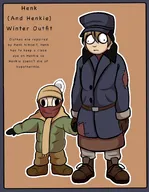 boats brown_eyes coat cross_eyed english_text gloves hat henk Henkie jacket patch patches scarf text winter_coat winter_gloves winter_jacket // 1588x2048 // 240KB