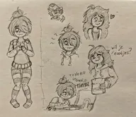 artist:midkyk computer gamer maya meta:general_fanart no_color sketch // 2048x1769 // 799KB