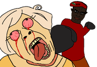 ack africa black_skin blood bloodshot_eyes boxing_gloves coco death ongezellig subvariant:chudjak_front transparent_background variant:chudjak // 1013x700 // 44KB