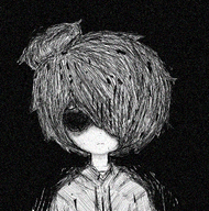 blacked_out_eyes hoodie maya meta:general_fanart monochrome tagme // 1488x1500 // 3.6MB