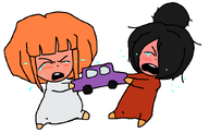 artist:littlebiggity crying fighting maya meta:rijkskunst mymy subvariant:mayagugu toy toy_car variant:agugu // 838x532 // 34KB