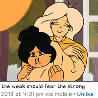 artist:bob bbwtag coco drawing happy headlock maya meta:rijkskunst muscular mymy smiling strained_expression strangulation // 607x608 // 156KB