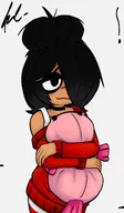 blobfish blobfish_plush hug hugging maya meta:general_fanart // 2341x4000 // 1.4MB