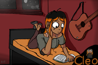 artist:nbveh bed cleo guitar meta:general_fanart night tagme // 1728x1142 // 780KB