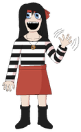 kiki soytan transparent_background waving // 1352x2196 // 129KB