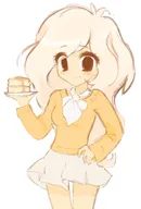 butter coco looking_at_viewer meta:general_fanart pancakes smile syrup tagme unknown_artist // 950x1398 // 115KB