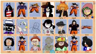 adam artist:ghanshan artist:soru bald bandana beard black_hair blue_eyes blush bow brown_eyes cato class_picture coco earring earrings glasses goku_(dragon_ball) green_hair gun har ilse kiki koos maya meta:general_fanart multiple_artists mymy redaw rens stan star_of_david suit text tie tryn white_hair yfke zoey // 1920x1080 // 531KB