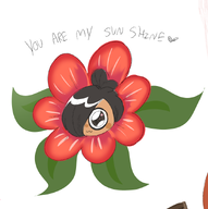 english_text flower heart maya meta:general_fanart Peeb_in_flower text unknown_artist variant:peeb // 887x892 // 289KB