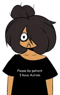 drawing frown looking_at_viewer maya meta:general_fanart please_be_patient_i_have_autism_(meme) tshirt // 1576x2504 // 175KB