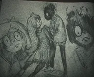 angry artist:whoo_ooisthis coco fighting maya meta:general_fanart pencil_(medium) shocked // 1080x884 // 338KB