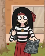 :( Artist:1azy_zelig can holding_object kiki looking_at_viewer sad // 875x1085 // 120KB