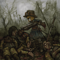 artist:mitchelf blood boots dead dress flintlock gore gun hat meta:general_fanart mymy ribbon skull sword voc // 2500x2500 // 9.2MB