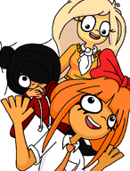 coco drawing frown happy looking_at_each_other maya meta:general_fanart mymy sad smiling // 760x1000 // 33KB