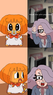 binky duet english_text freckles mymy orange_hair plush_body text variant:agugu vera // 2000x3550 // 1.6MB