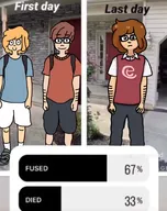 67 aue english_text glasses house merge meta:general_fanart rens shoe shoes shorts sjef smile text unknown_artist // 640x808 // 48KB