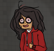 drawing maya meta:general_fanart red_eyes thumbs_up // 983x924 // 529KB