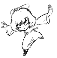 artist:fantomas black_and_white hands_up looking_at_viewer meta:general_fanart mymy niggerwiggle no_color // 696x703 // 28KB