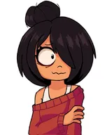 happy holding_self maya meta:general_fanart nervous // 751x900 // 53KB