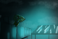 artist:lyn blonde_hair city city_scape coco flowing_hair meta:general_fanart meta:poor_image_quality night_vision tagme // 736x491 // 206KB