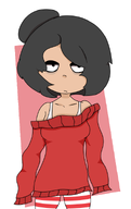 bored drawing frown looking_at_viewer maya meta:general_fanart unamused // 600x950 // 93KB