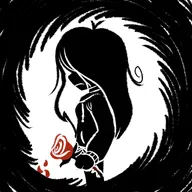 black_and_white maya meta:general_fanart rose // 2048x2048 // 311KB