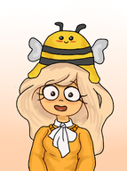 artist:huwabag beehat brown_eyes coco happy looking_at_viewer meta:rijkskunst // 900x1210 // 404KB