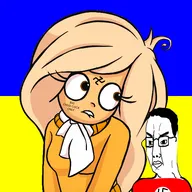 angry closed_mouth clothes coco country flag glasses hair milktag_(proper) nazism ongezellig soyjak swastika text ukraine variant:chudjak // 550x550 // 261KB