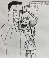 artist:yosack_jaki chud drawing meta:rijkskunst mymy no_color speech_bubble tears // 748x875 // 490KB