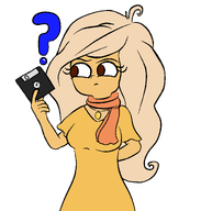 artist:sevaux blond_haar coco confused floppy_disk meta:general_fanart transparent_background // 1248x1308 // 39KB