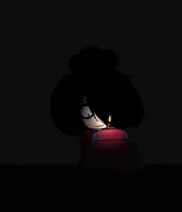 birthday birthday_candle cake candle dark green_eyes maya meta:general_fanart smiling // 2480x2887 // 86KB