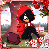 aiden(drawfag) animated drawing eating gif hearts hoodie maya meta:general_fanart sparkles // 500x500 // 732KB