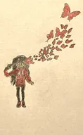 black_hair blood butterfly crayon_(medium) cross_over_eyes gore gun hoodie long_hair meta:general_fanart mymy pistol suicide unknown_artist // 2325x3793 // 593KB