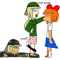 boxer_(undergarment) camouflage cat_slippers Dacking Debagging Down-trou english_text hearts Hebrew_text meta:general_fanart mymy palestinian_flag pantsing pulling_pants slippers Yana // 1080x1087 // 108KB