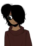 artist:raddest_ray hair_bun hair_covering_eye hair_over_eye hair_over_eye_(maya) looking_away looking_to_the_side maya meta:general_fanart turtle_next turtleneck white_void // 1502x2048 // 79KB