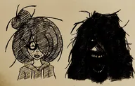 artist:camron_ode dreams_of_boer fan_art frightened looking_at_viewer maya meta:general_fanart monster perspiring scary // 1200x768 // 229KB