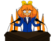 artist:yosack_jaki etag meta:rijkskunst microphone mymy podium prinsenvlag smile suit transparent_background yellow_bow // 2088x1544 // 56KB