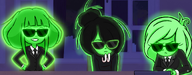 coco glowie maya mymy sunglasses trio // 1632x640 // 1.3MB
