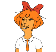 asian bow meta:general_fanart mutt mymy orange_hair sharty soyjak tie transparent_background // 888x818 // 23KB